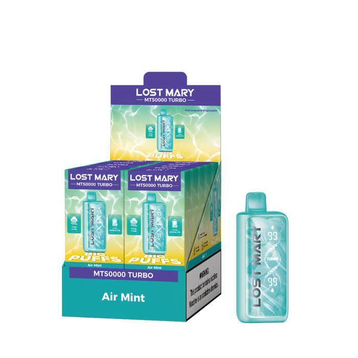 LOST MARY MT50K Turbo Rechargeable Disposable Vape (All Flavours)