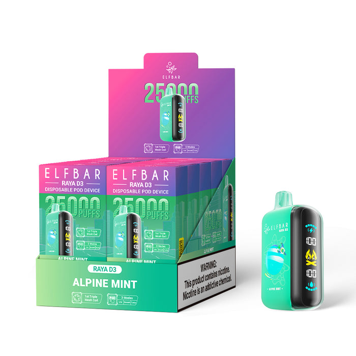 ELFBAR RAYA D3 Disposable Vape (All Flavors)