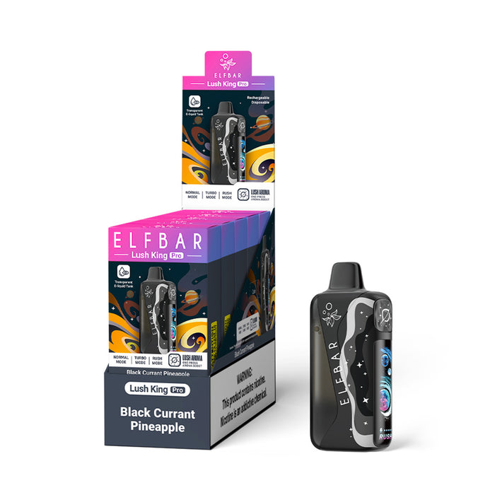ELFBAR Lush King Pro Rechargeable Disposable Vape (All Flavors)