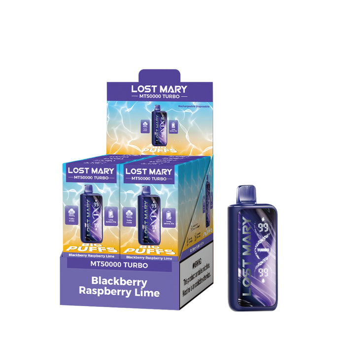 LOST MARY MT50K Turbo Rechargeable Disposable Vape (All Flavours)