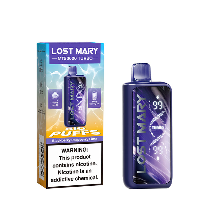LOST MARY MT50K Turbo Rechargeable Disposable Vape (All Flavours)