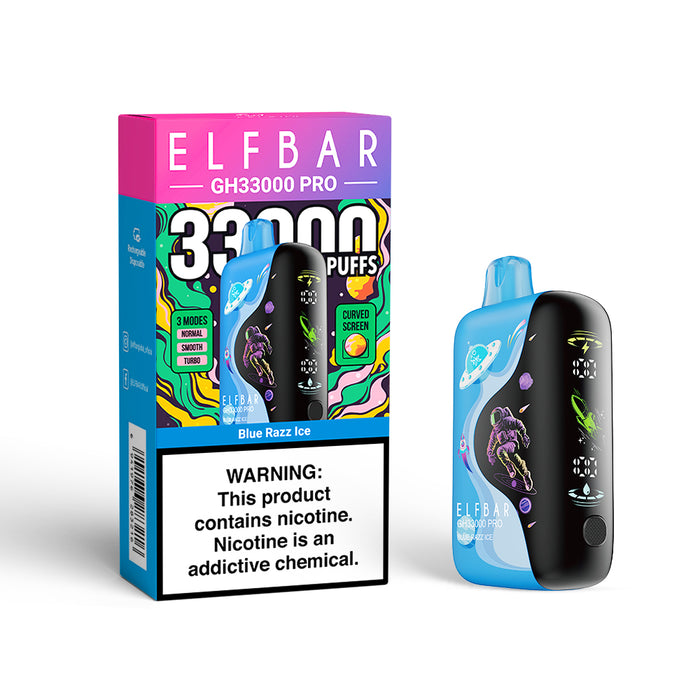 ELFBAR GH33000 PRO Rechargeable Disposable Vape (All Flavors)