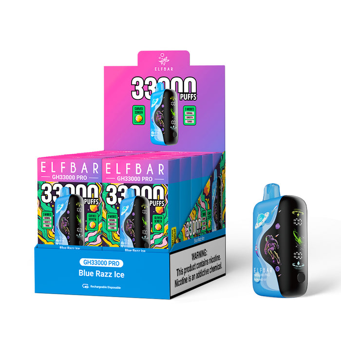 ELFBAR GH33000 PRO Rechargeable Disposable Vape (All Flavors)