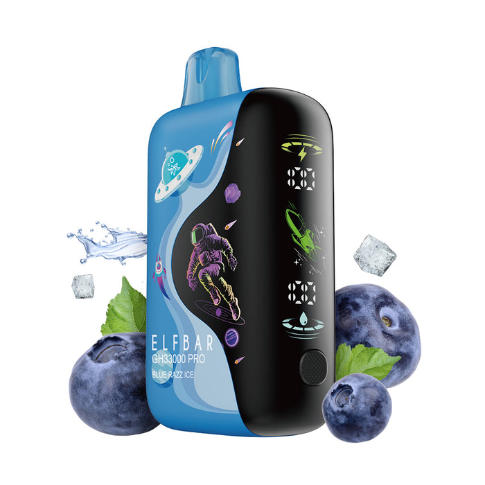 Vape descartável recarregável ELFBAR GH33000 PRO (todos os sabores)