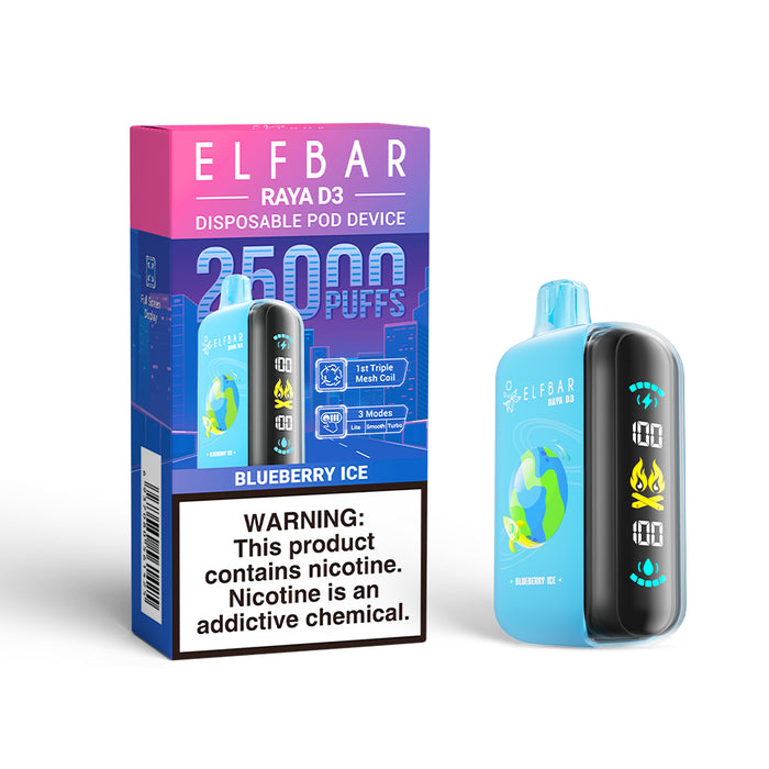 ELFBAR RAYA D3 Disposable Vape (All Flavors)