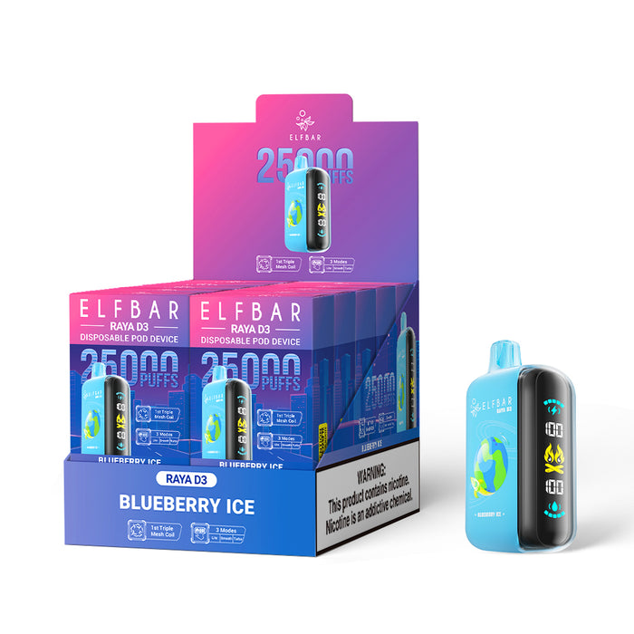 ELFBAR RAYA D3 Disposable Vape (All Flavors)