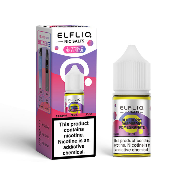 ELFLIQ Nic Salts E-Liquids 30ml