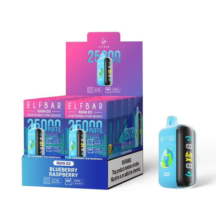 ELFBAR RAYA D3 Disposable Vape (All Flavors)