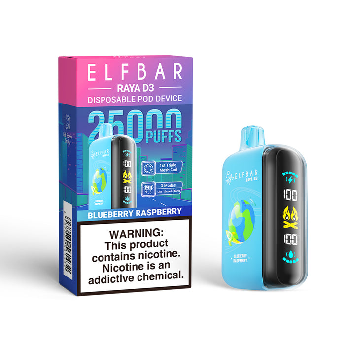ELFBAR RAYA D3 Disposable Vape (All Flavors)