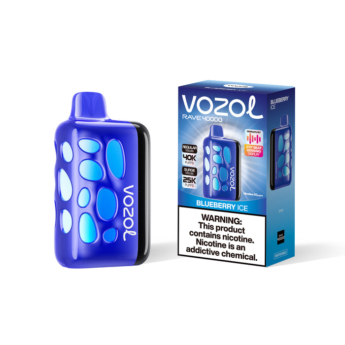 VOZOL RAVE 40K Disposable Vape (All Flavors)