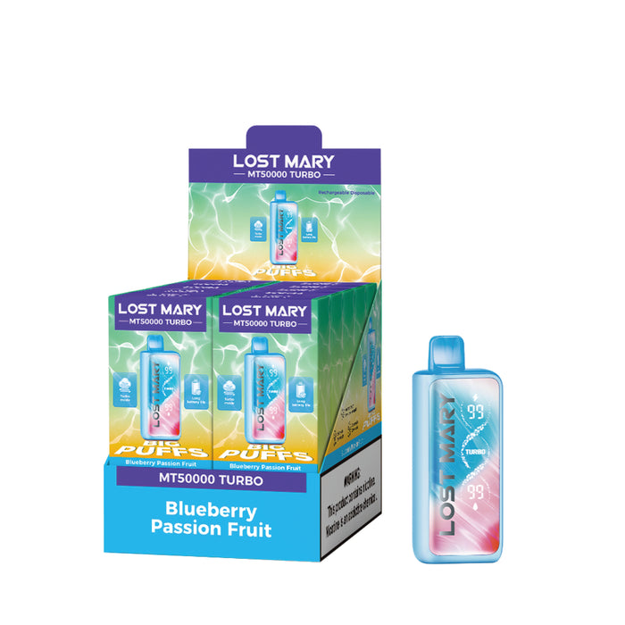 LOST MARY MT50K Turbo Rechargeable Disposable Vape (All Flavours)