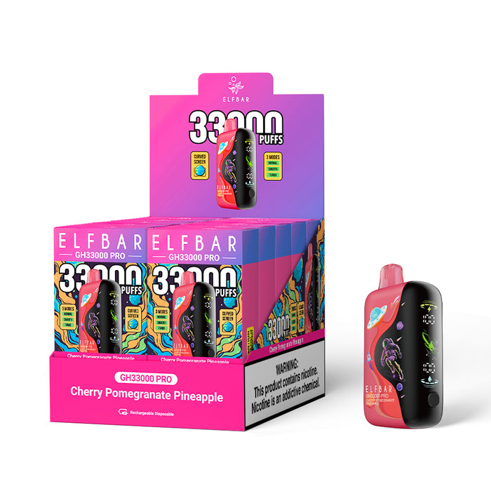 ELFBAR GH33000 PRO Rechargeable Disposable Vape (All Flavors)