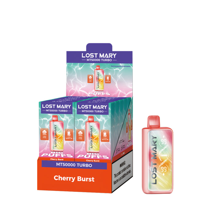LOST MARY MT50K Turbo Rechargeable Disposable Vape (All Flavours)