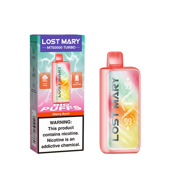 LOST MARY MT50K Turbo Rechargeable Disposable Vape (All Flavours)