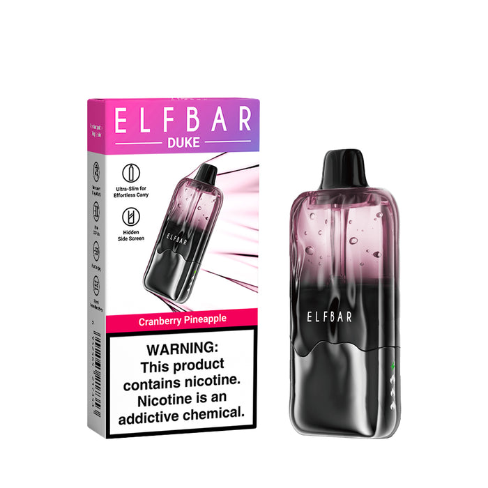 ELFBAR DUKE Rechargeable Disposable Vape (All Flavors)