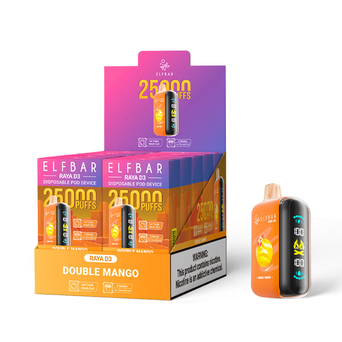 ELFBAR RAYA D3 Disposable Vape (All Flavors)