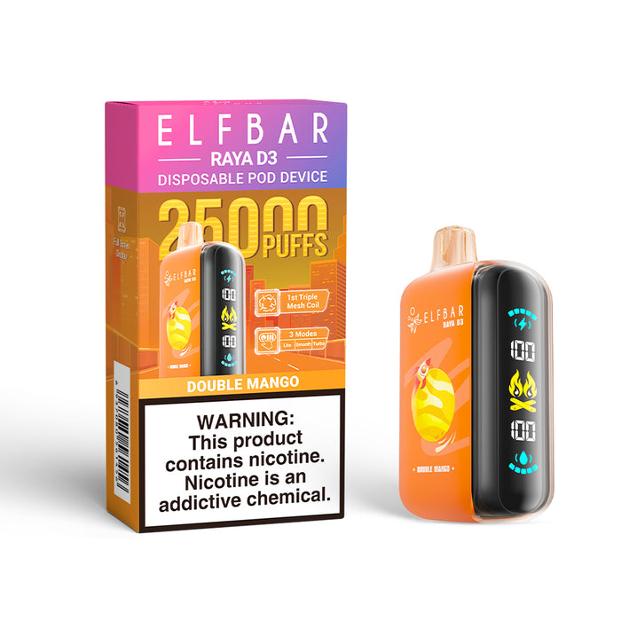 ELFBAR RAYA D3 Disposable Vape (All Flavors)