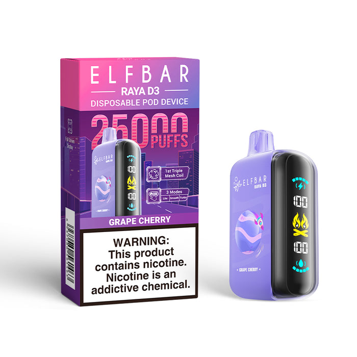 ELFBAR RAYA D3 Disposable Vape (All Flavors)