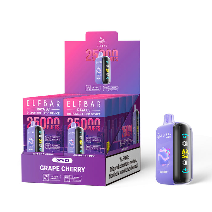 ELFBAR RAYA D3 Disposable Vape (All Flavors)