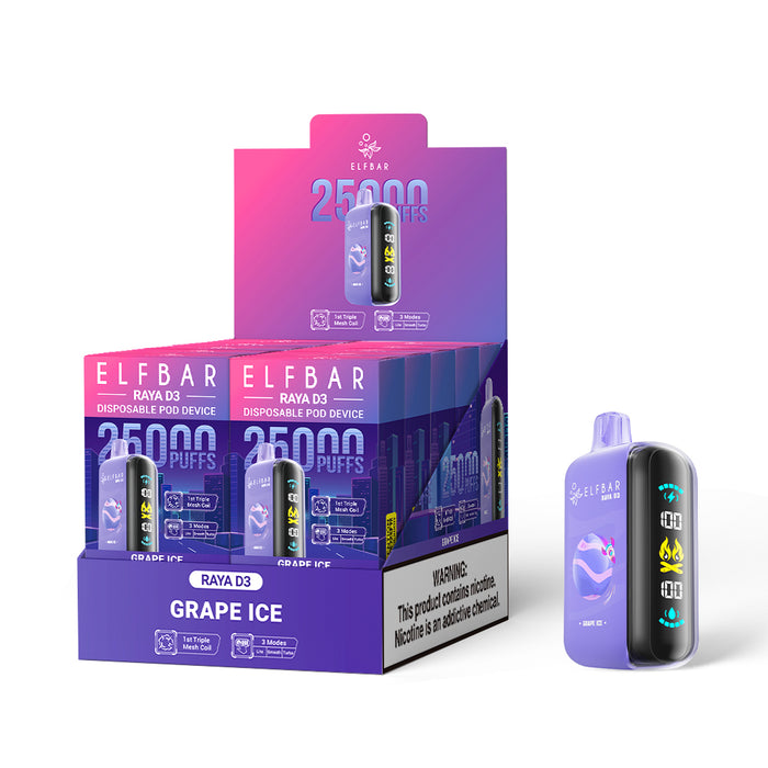 ELFBAR RAYA D3 Disposable Vape (All Flavors)