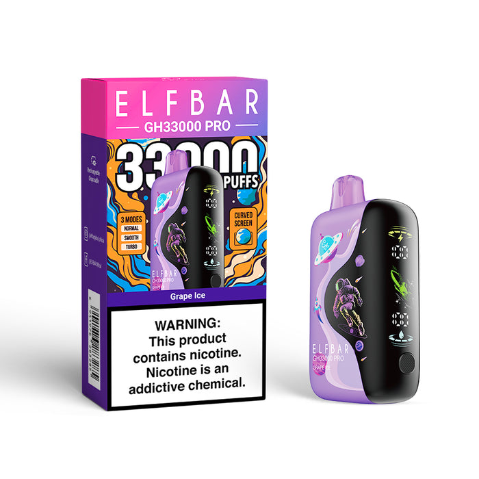 ELFBAR GH33000 PRO Rechargeable Disposable Vape (All Flavors)