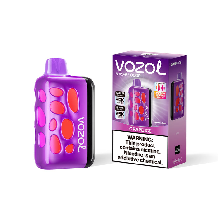 VOZOL RAVE 40K Disposable Vape (All Flavors)
