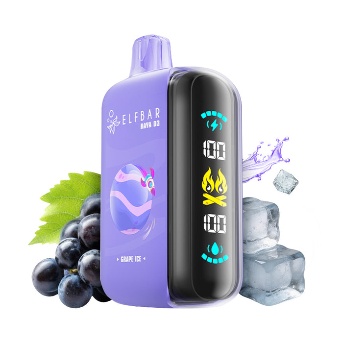 Vape descartável ELFBAR RAYA D3 (todos os sabores)