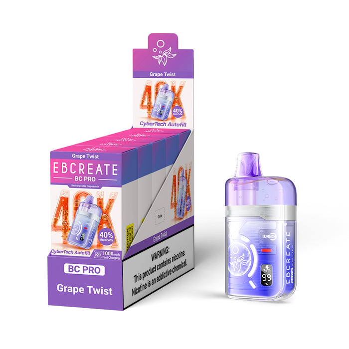 EBCREATE BC PRO Rechargeable Disposable Vape (All Flavors)