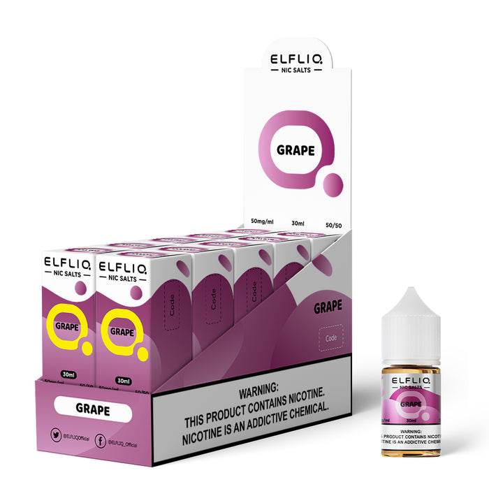 ELFLIQ Nic Salts E-Liquids 30ml