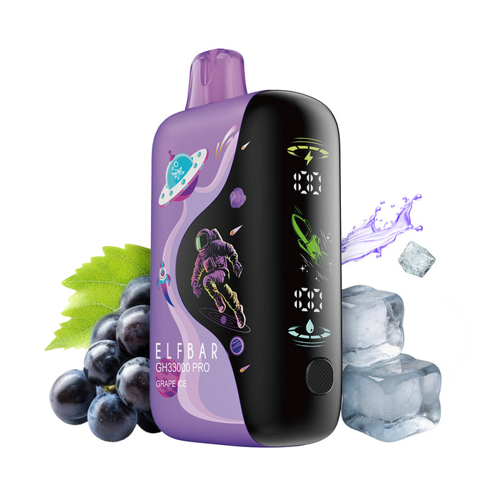 Vape descartável recarregável ELFBAR GH33000 PRO (todos os sabores)