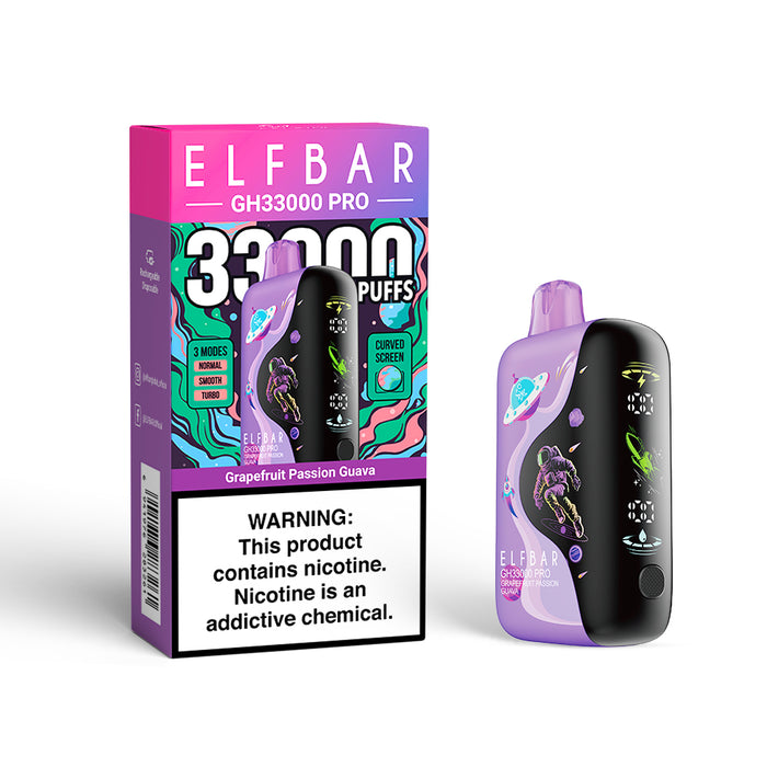 ELFBAR GH33000 PRO Rechargeable Disposable Vape (All Flavors)