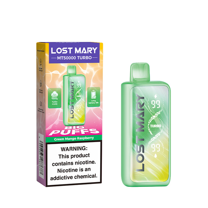 LOST MARY MT50K Turbo Rechargeable Disposable Vape (All Flavours)
