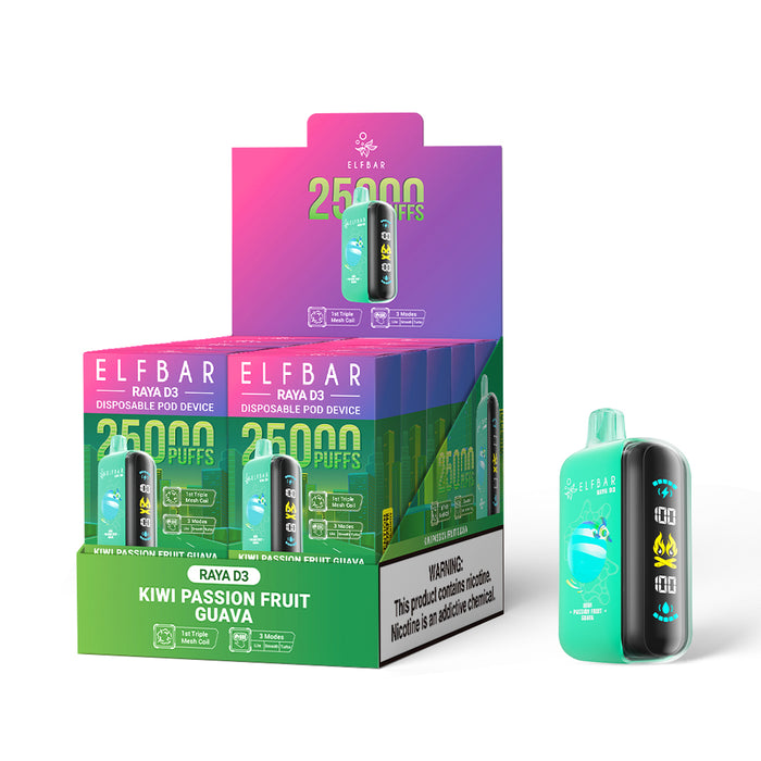 ELFBAR RAYA D3 Disposable Vape (All Flavors)