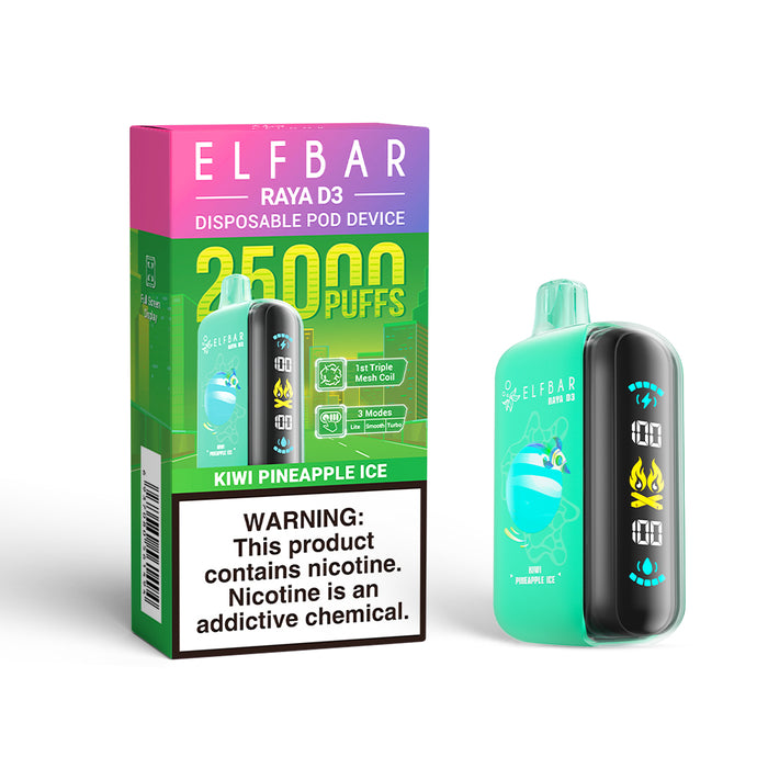 ELFBAR RAYA D3 Disposable Vape (All Flavors)