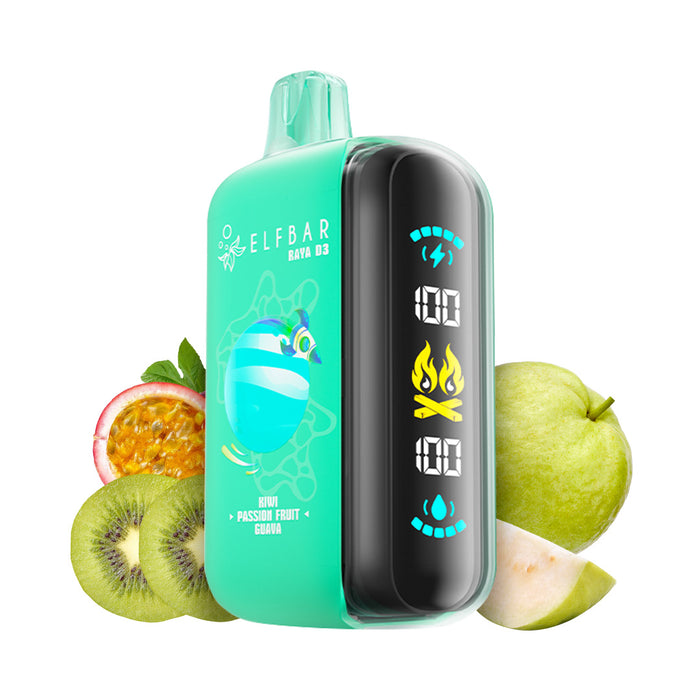 Vape descartável ELFBAR RAYA D3 (todos os sabores)