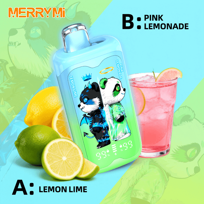 MerryMi Panda Twins 40K Rechargeable Disposable Vape (All Flavors)