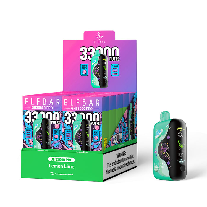ELFBAR GH33000 PRO Rechargeable Disposable Vape (All Flavors)