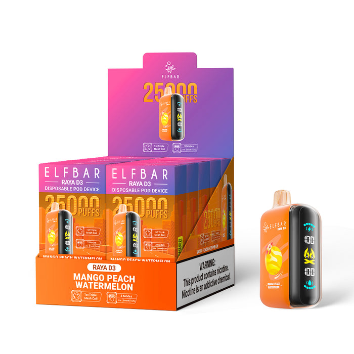 ELFBAR RAYA D3 Disposable Vape (All Flavors)