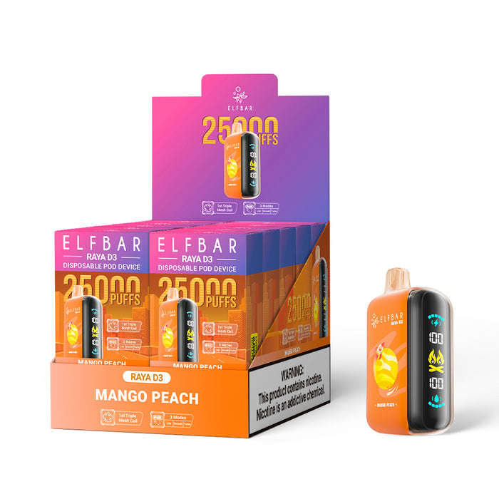 ELFBAR RAYA D3 Disposable Vape (All Flavors)
