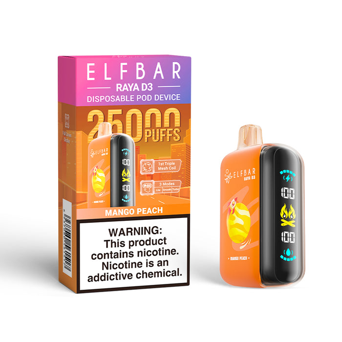 ELFBAR RAYA D3 Disposable Vape (All Flavors)