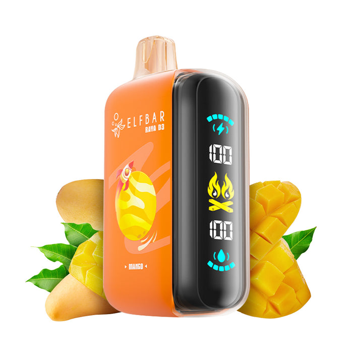 Vape descartável ELFBAR RAYA D3 (todos os sabores)