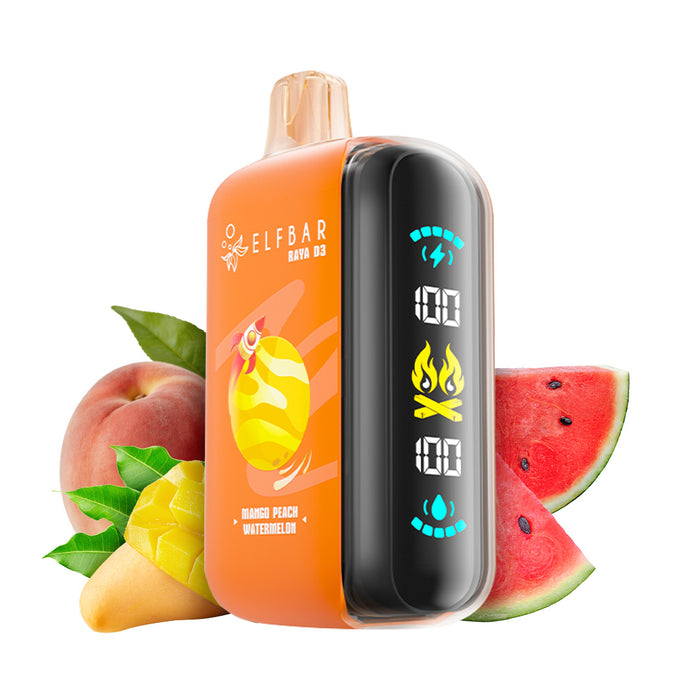 Vape descartável ELFBAR RAYA D3 (todos os sabores)