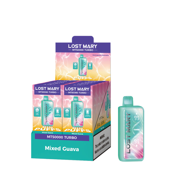 LOST MARY MT50K Turbo Rechargeable Disposable Vape (All Flavours)