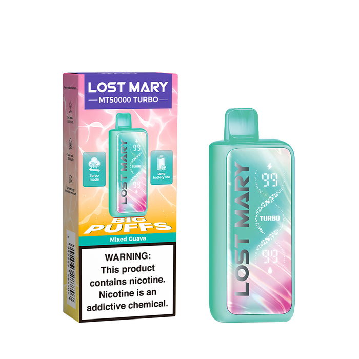 LOST MARY MT50K Turbo Rechargeable Disposable Vape (All Flavours)