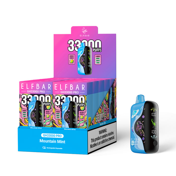 ELFBAR GH33000 PRO Rechargeable Disposable Vape (All Flavors)