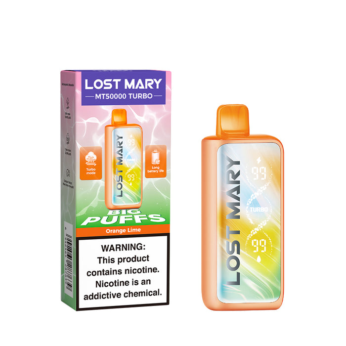 LOST MARY MT50K Turbo Rechargeable Disposable Vape (All Flavours)