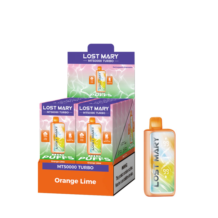 LOST MARY MT50K Turbo Rechargeable Disposable Vape (All Flavours)