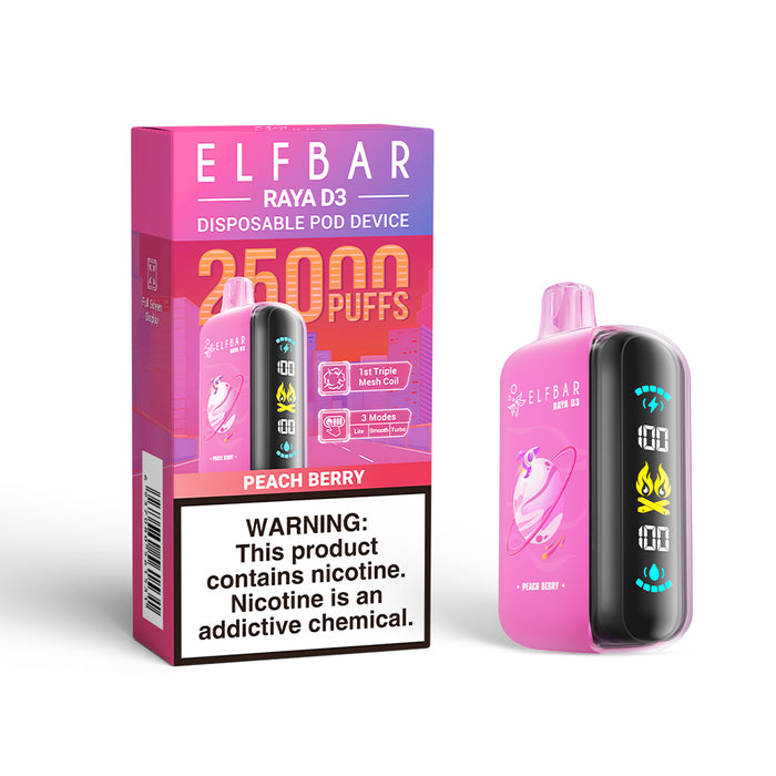 ELFBAR RAYA D3 Disposable Vape (All Flavors)