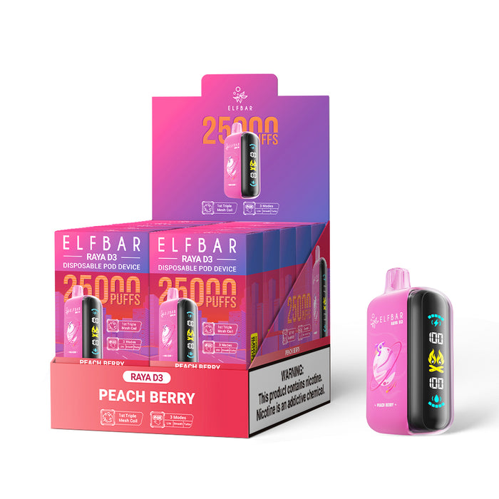 ELFBAR RAYA D3 Disposable Vape (All Flavors)