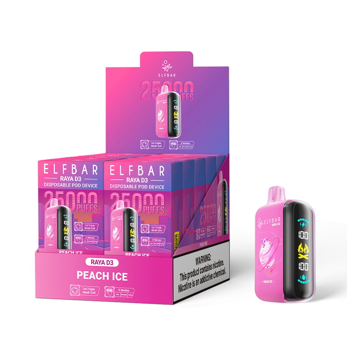 ELFBAR RAYA D3 Disposable Vape (All Flavors)